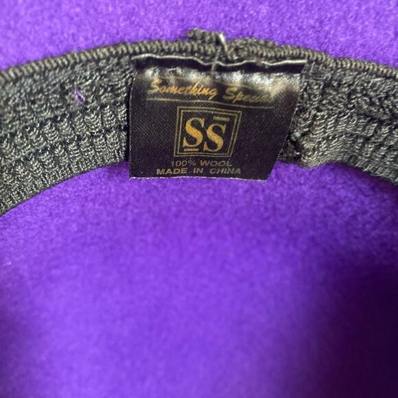 Something Special Purple Wool Hat - Picture 7 of 7